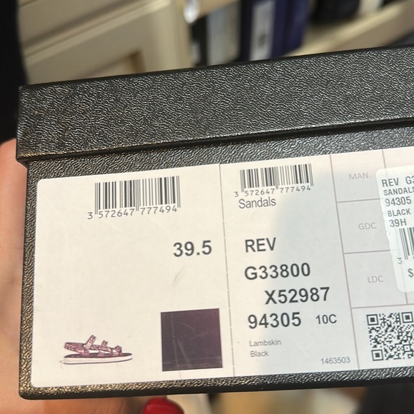 Chanel Chain Strap Sandals Size 39.5 - Picture 10 of 12